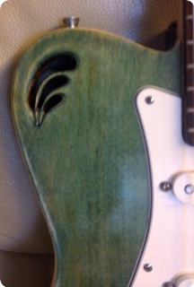 Handwood Guitars Bluesy Green 2012 Water Stain And Tru Oil