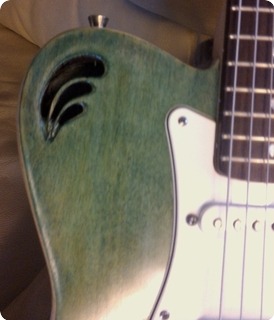 Handwood Guitars Bluesy Green 2012 Water Stain And Tru Oil