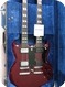 Ibanez 2402 Twin/Double SG Neck 6&12 Strings 1978-Cherry Wine