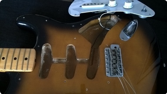 Fender Jv Squier 57 Vintage Stratocaster 1982 Two Tone Sunburst