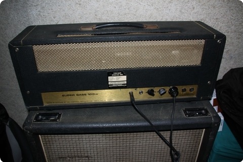 Marshall Jmp Superbass 100w Model Number 1992 1974 Black