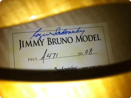 Sadowsky Jimmy Bruno 2008 Blonde