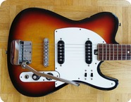 Teisco-Telecaster Style-Sunburst