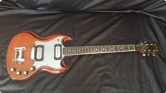 Eko Indy Sg 1972 Candy Apple Red