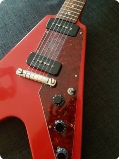 Gibson Custom Shop 1959 Flying V Reissue W/p90 2016 Cardinal Red