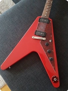 Gibson Custom Shop 1959 Flying V Reissue W/p90 2016 Cardinal Red