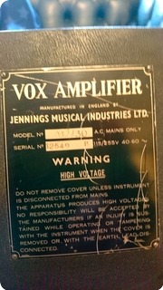 Vox Ac30 1963 Black / Red