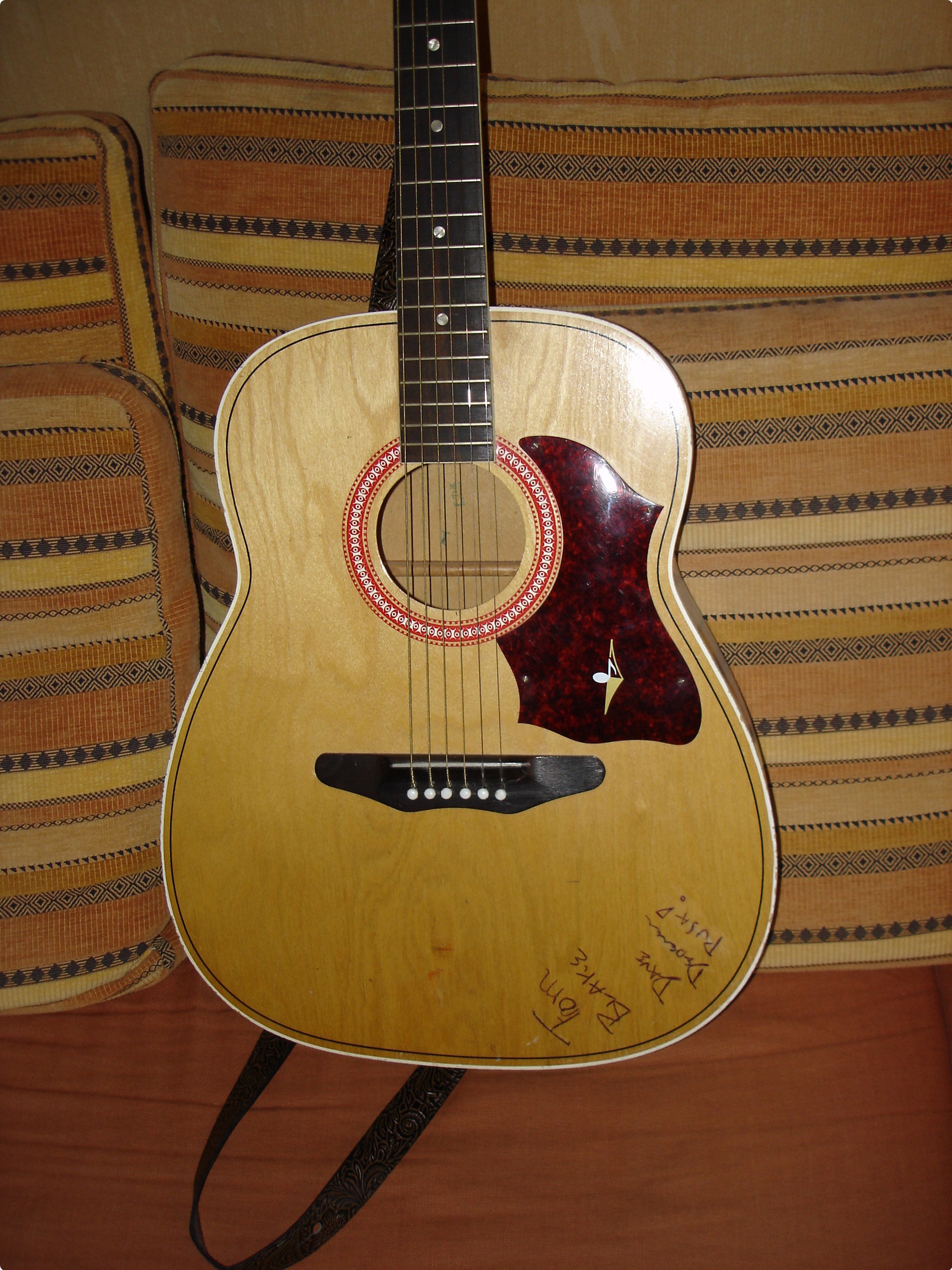 Harmony H159 1965 Natural Guitar For Sale