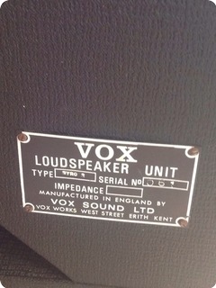 Vox Jmi Gyrotone Ii 1967 Black 