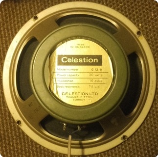 Celestion Pre Rola T1217 G12h Greenback (75hz 16ohm) 1970