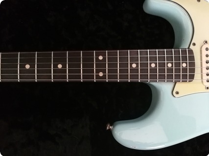 Fender  Stratocater Custom Shop Relic 62 L.e. Namm 2007 Daphne Blue Abigail Ybarra Handwound Pickup 2007