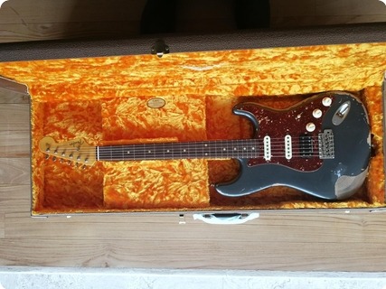 Fender  Custom Shop 62 Heavy Relic Stratocaster Hss 2018 Charcoal Frost Metal Handwound Pickups 2018