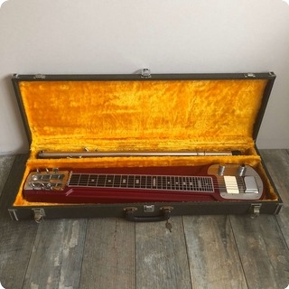 Rare Jedson Lap Steel   David Gilmour Pink Floyd Specification Lap Steel 1974 Dark Red