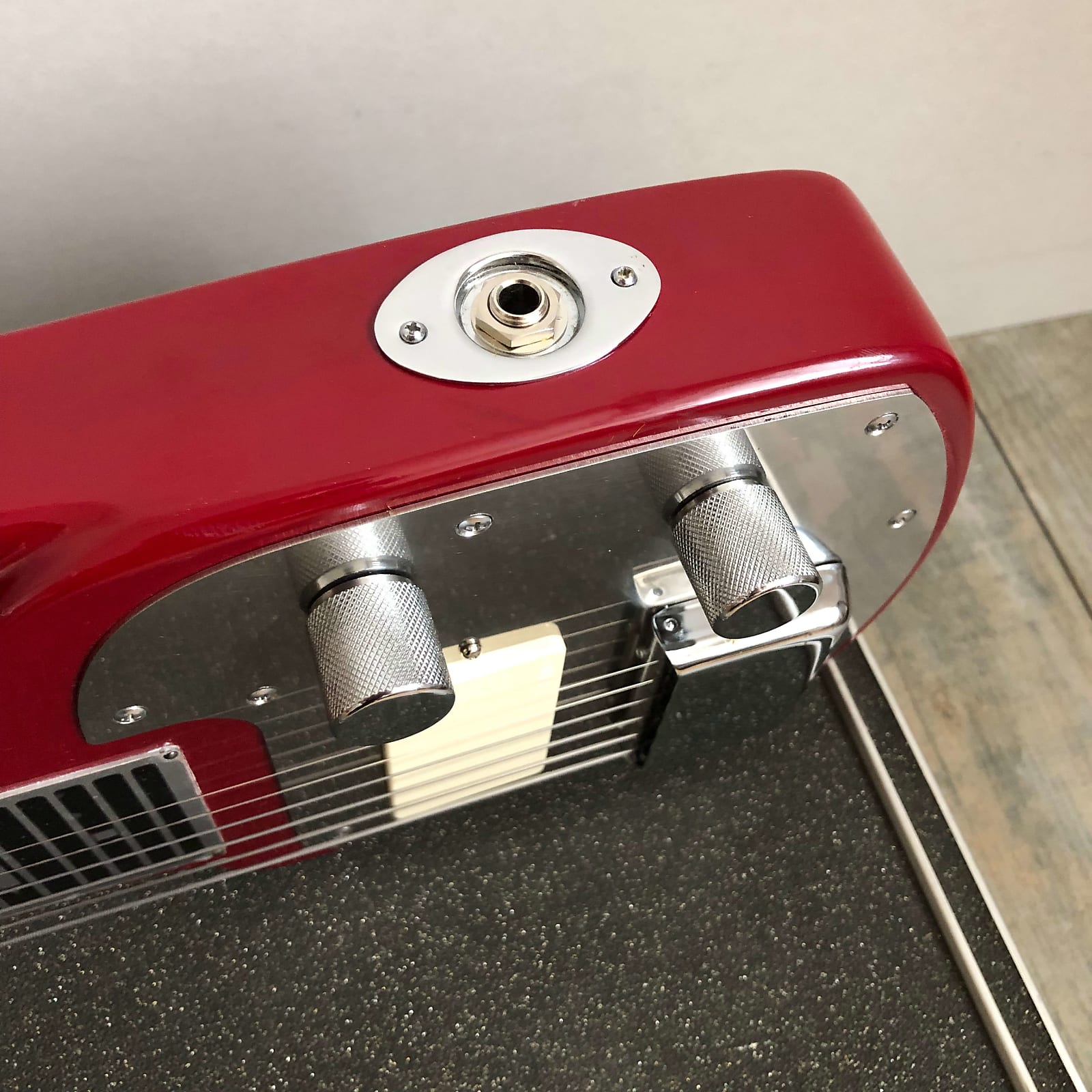 Rare Jedson Lap Steel David Gilmour Pink Floyd Specification Lap Steel 1970 Red Guitar