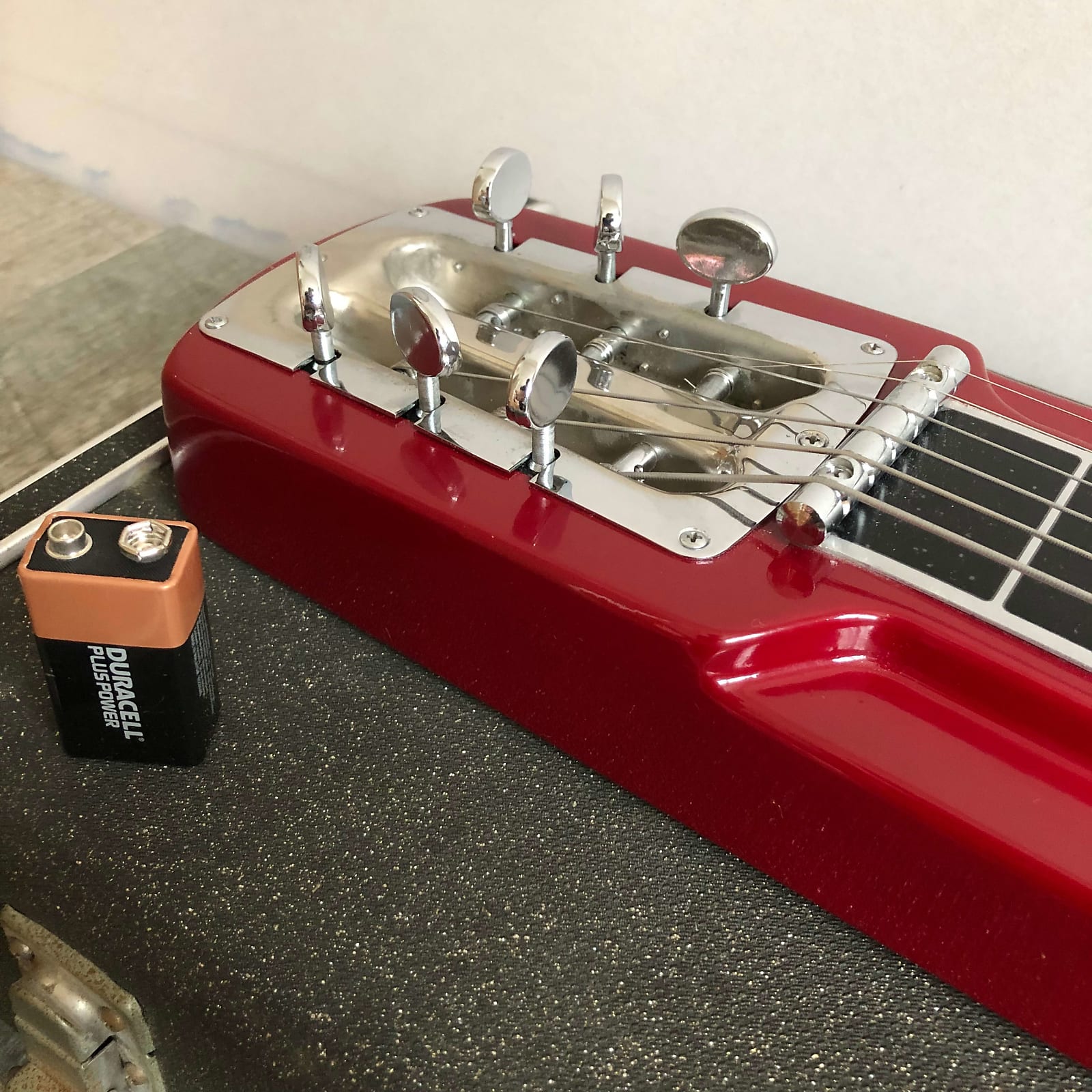 Rare Jedson Lap Steel David Gilmour Pink Floyd Specification Lap Steel 1970 Red Guitar