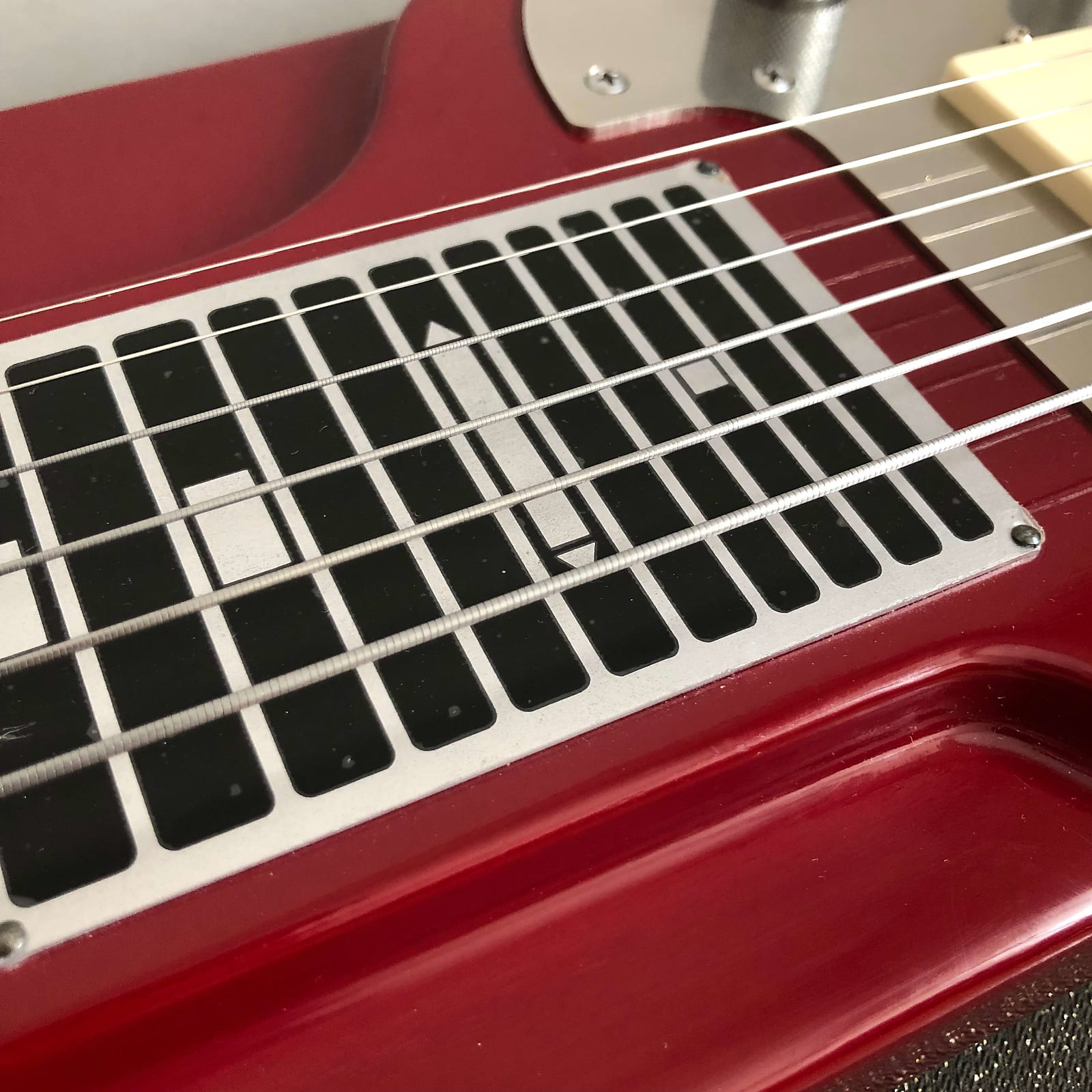 Rare Jedson Lap Steel David Gilmour Pink Floyd Specification Lap Steel 1970 Red Guitar