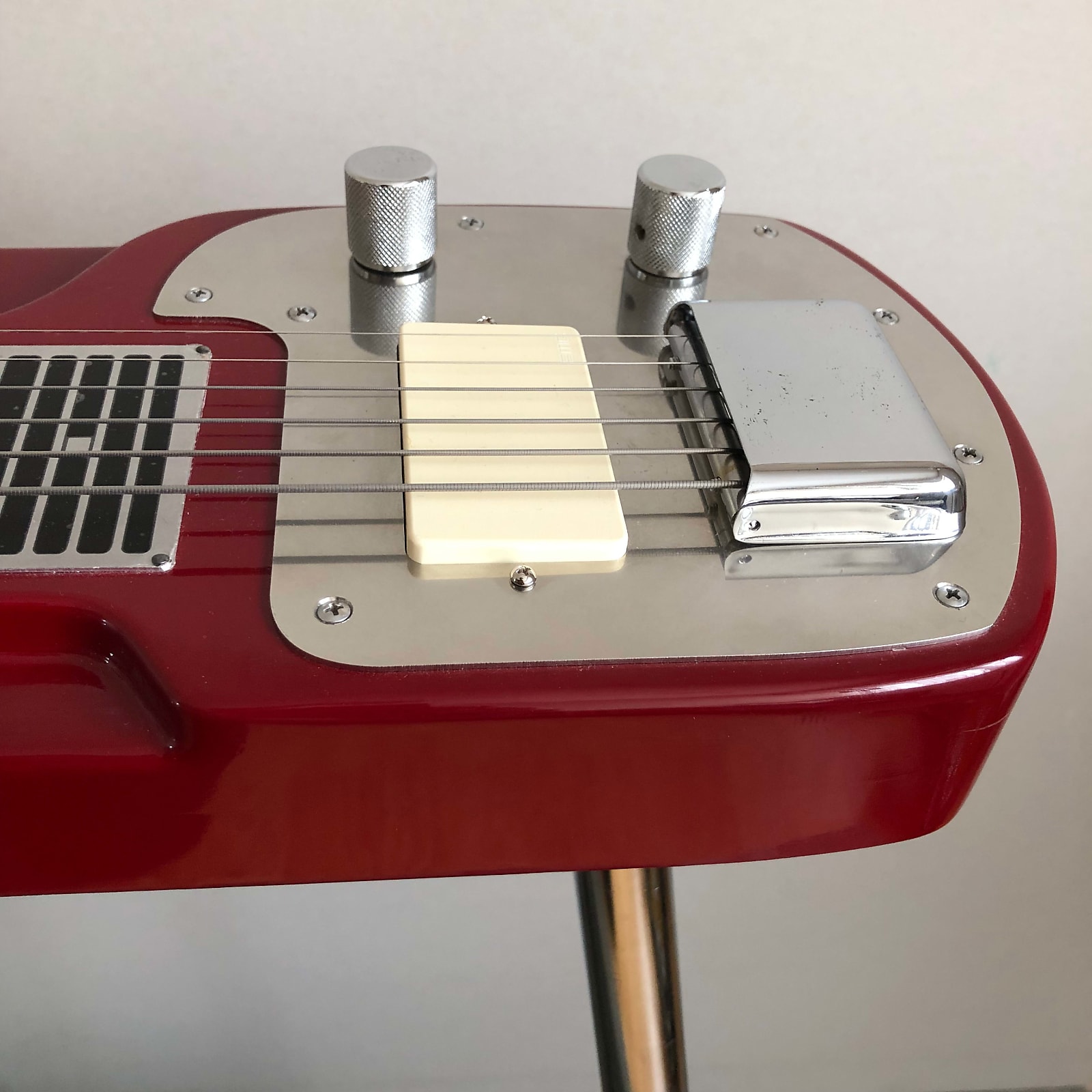 Rare Jedson Lap Steel David Gilmour Pink Floyd Specification Lap Steel 1970 Red Guitar