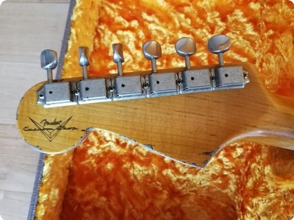 Fender 2018 Fender Custom Shop 62 Heavy Relic Stratocaster Daphne Blue Over Sunbust   Handwound Pick Up 2018