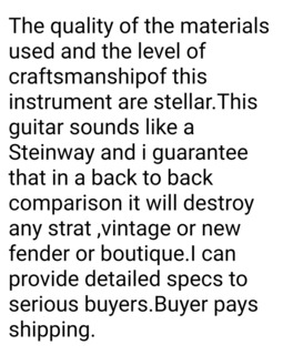 Fender Deco 7 Of 25 Custom Shop  1996 Sparkle