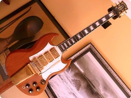 Gibson Sg Custom   Lyre Vibrola 1972 Walnut
