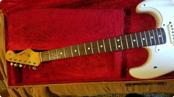 Fender Stratocaster 1958 White Body/maple Neck