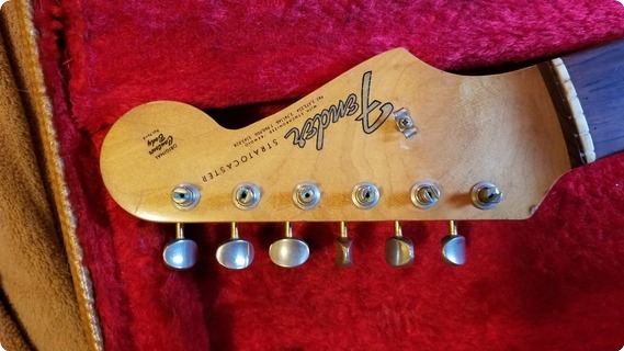 Fender Stratocaster 1958 White Body/maple Neck