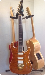 Suhr Standard Carve Top Knopfler Spec Trans Caramel