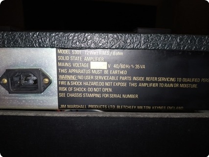 Marshall Keyboard 12 1987 Black