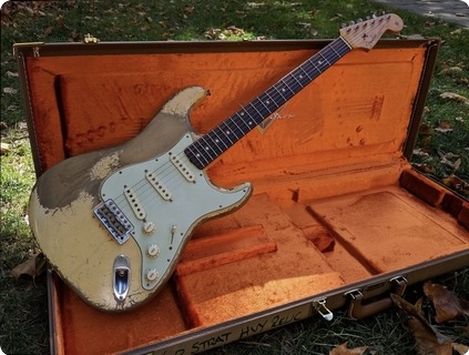 Fender Custom Shop 1960 Stratocaster Dale Wilson Masterbuilt Heavy Relic 2018 Vintage White