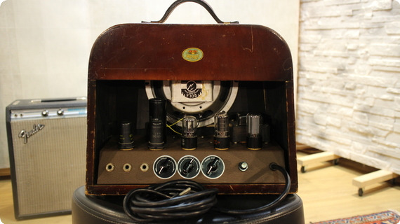 Regal Amplifiers Twin Palm 1958 Wood/sunburst