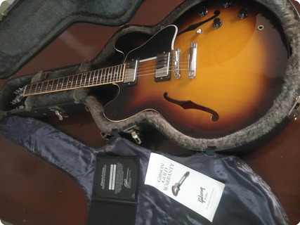 Gibson Es335 Custom Reissue 2011 Sunburst 