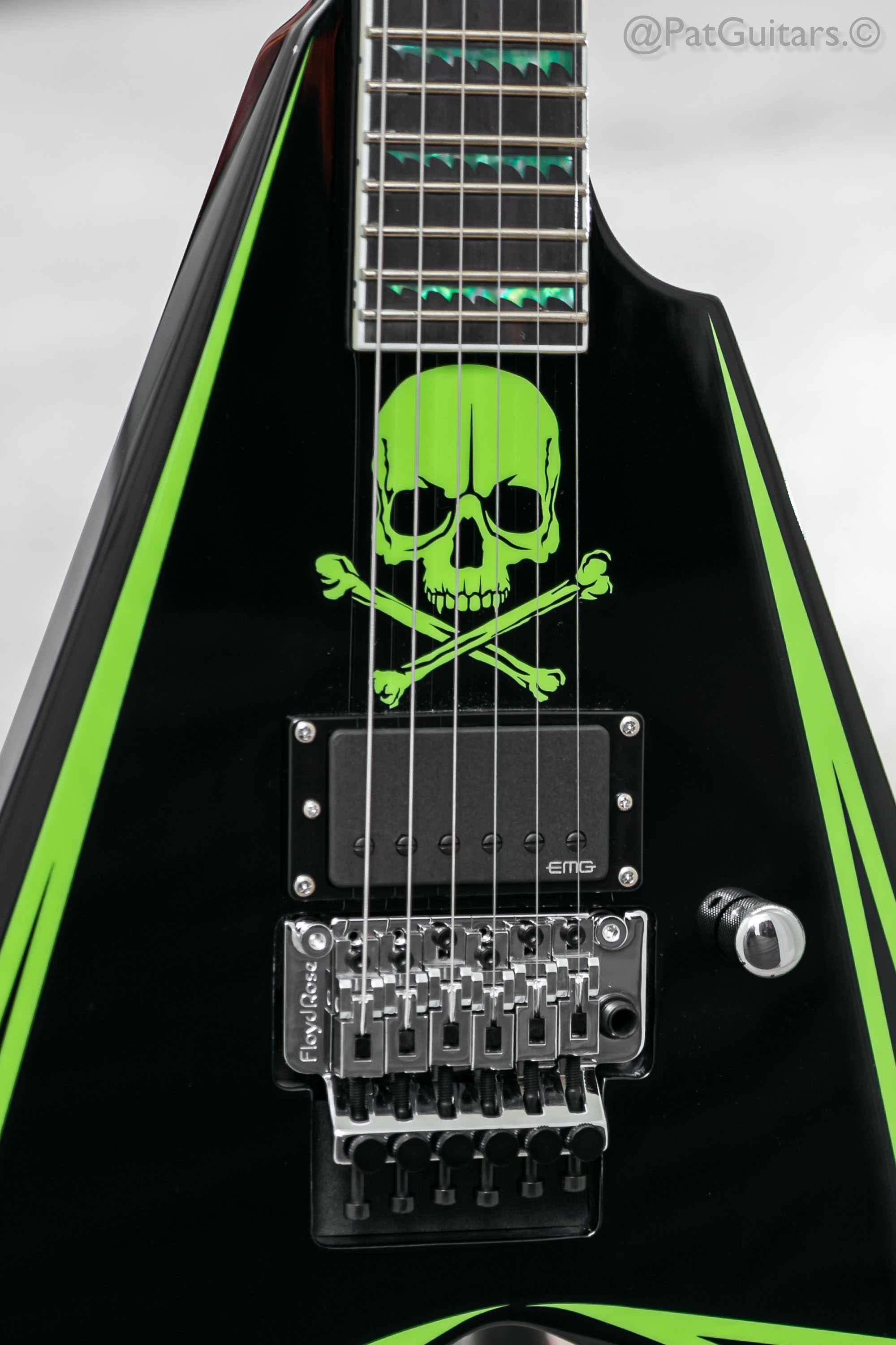ESP LTD Alexi 600 Greeny Alexi Laiho Signature 2018 Guitar For Sale