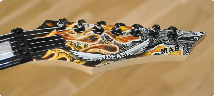 Dean Guitars Dean Mab7 Warrior Armor Flame In  2016