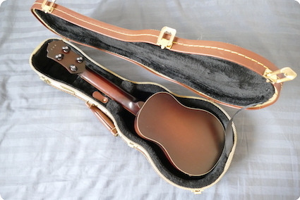 National National Mahogany Ukulele 90's With A Highlander Pickup