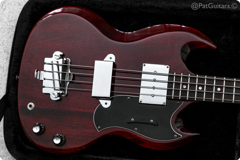 Gibson Eb 0 Bass Electric Guitar In Cherry Red 1967