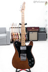 Fender-Telecaster Custom With Maple Fretboard In Walnut (Mocha) 7.2lbs-1978