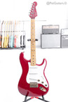 Fender The Strat With Birdseye Fretboard In Candy Apple Red Stratocaster 1980 Candy Apple Red