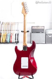 Fender The Strat With Birdseye Fretboard In Candy Apple Red Stratocaster 1980 Candy Apple Red