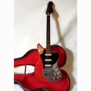 Framus Superstrat Deluxe 1963 Red And Silver