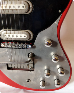 Framus Superstrat Deluxe 1963 Red And Silver