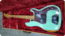 Fender-Precision Bass -1976-Surf Green