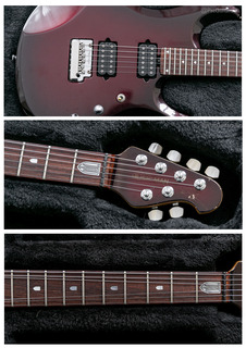 Ernie Ball Music Man Jp6 John Petrucci Signature In Pearl Red Burst 2001