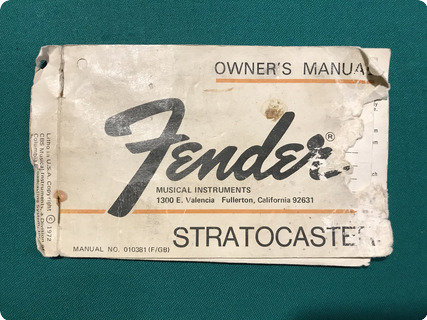 Fender Stratocaster  1972