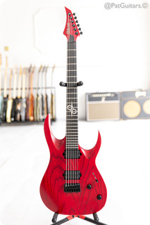 Solar Guitars A2.6tbr In Trans Blood Red Matte 2018