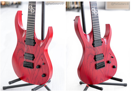 Solar Guitars A2.6tbr In Trans Blood Red Matte 2018
