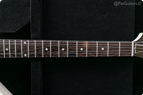 Dwight Guitars Eliminator Korina Explorer In Aged White By Clive Brown 2019