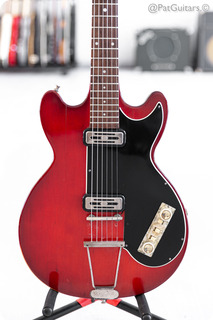 Hofner Colorama Ii In Cherry Red 1960