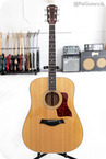 Taylor 610 Lemon Grove In Natural. Flamed Maple Back And Sides. 1988