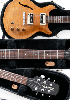 Hamer Usa Artist Studio Thinline Duble Cut Les Paul 7.3lbs 1996