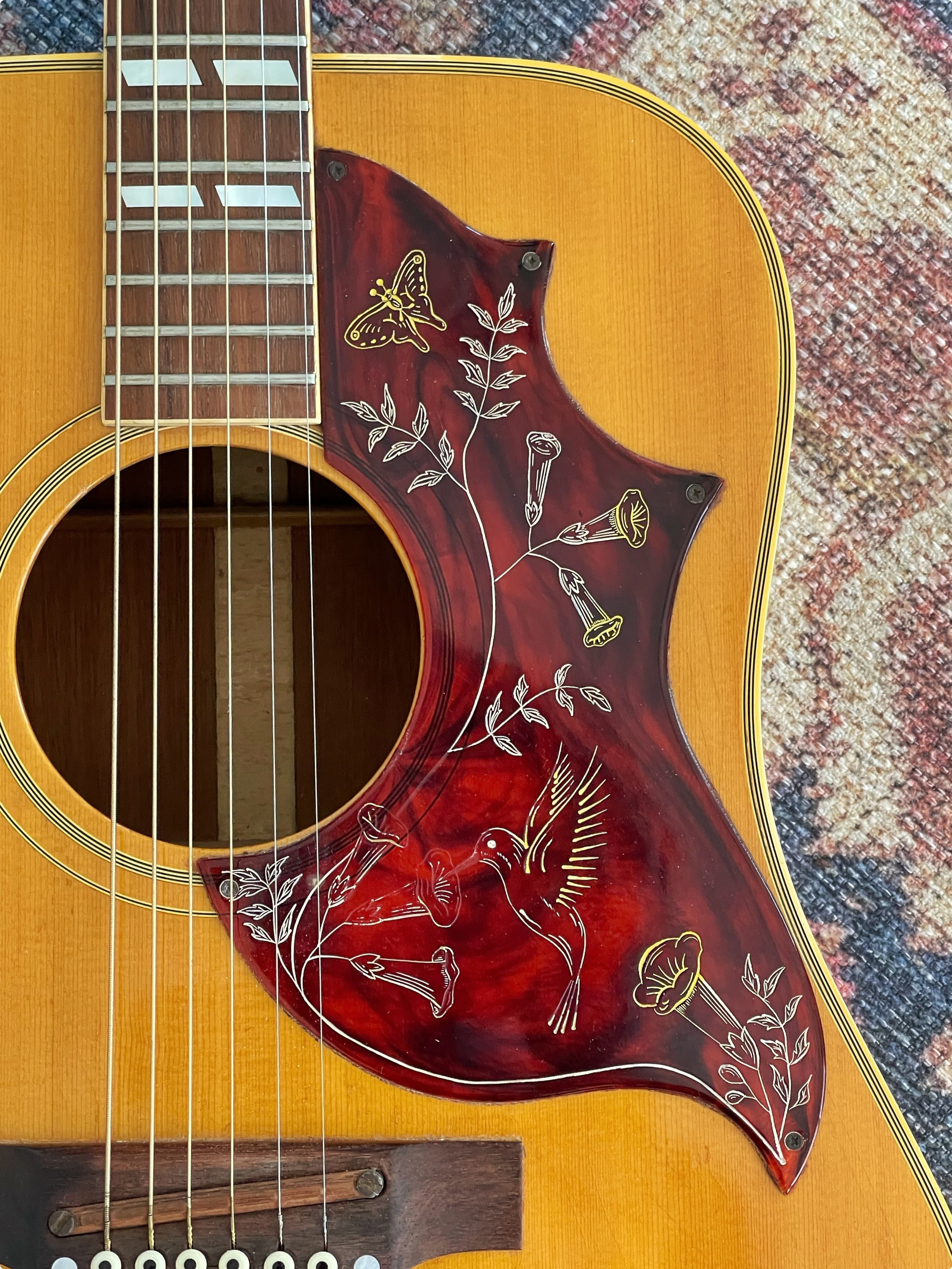 Gibson Hummingbird 1968 Natural Guitar For Sale